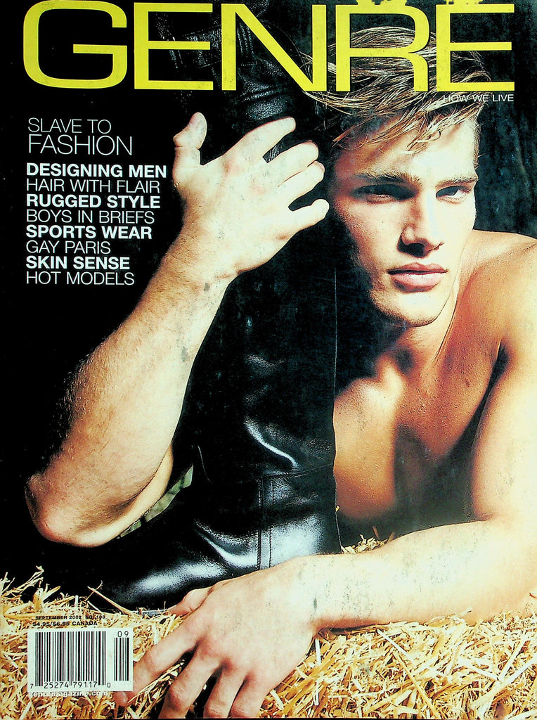 Genre Gay Interest Magazine  Slave To Fashion/ Designing Men/ Gay Paris  September 2002       042326lmp