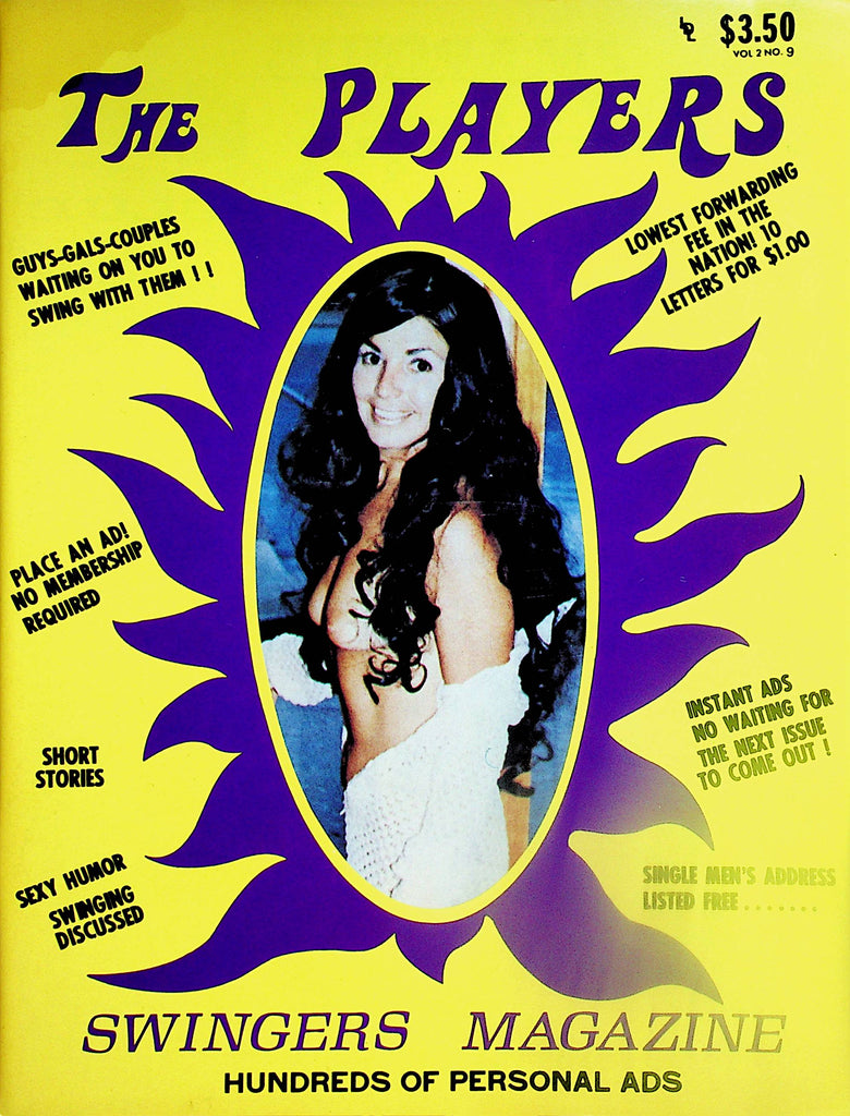 The Players Swingers Contact Magazine  Ads, Short Stories, Sexy Humor  vol.2 #9 1970's  London Enterprises    032824lm-p