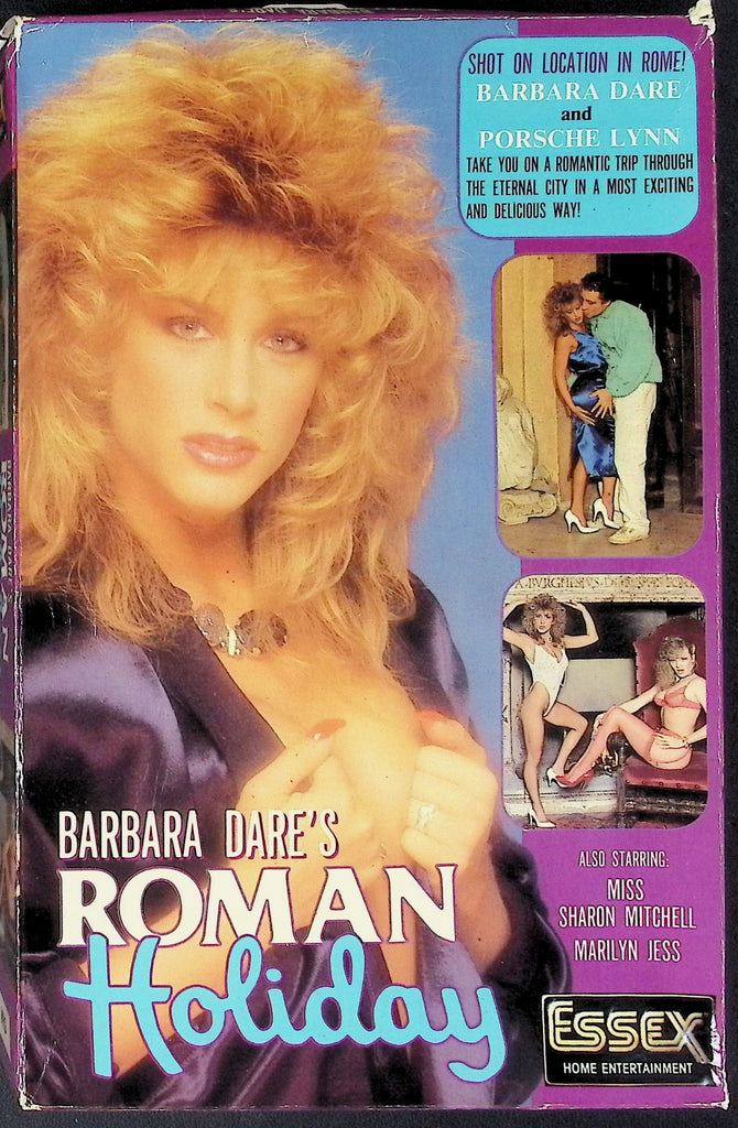 Barbara Dare's Roman Holiday Miss Sharon Mitchell Marilyn Jess Adult VHS Essex Home Entertainment 032426AKVHS2