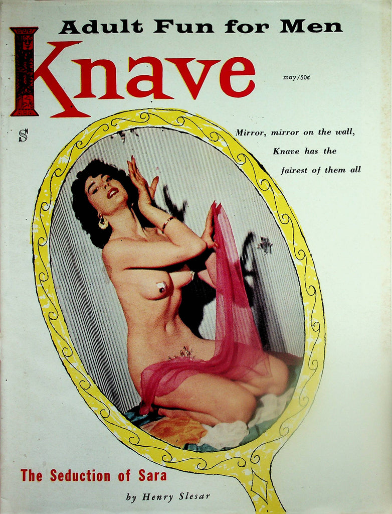 Knave Vintage Magazine  Covergirl Eva Grant / The Seduction Of Sara   May 1959    092225lm-p