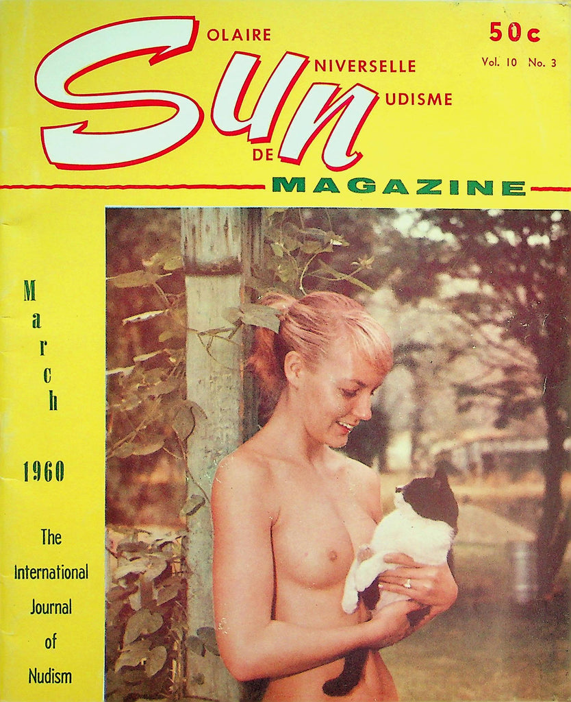 Sun Nudist Digest Magazine  Why Become A Nudist?  March 1960      012426lmp