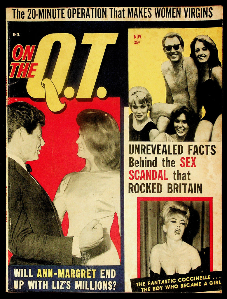 On The QT Adult Magazine V7, #4 Nov. 1963 Sex Scandal & More 083126hrp-20