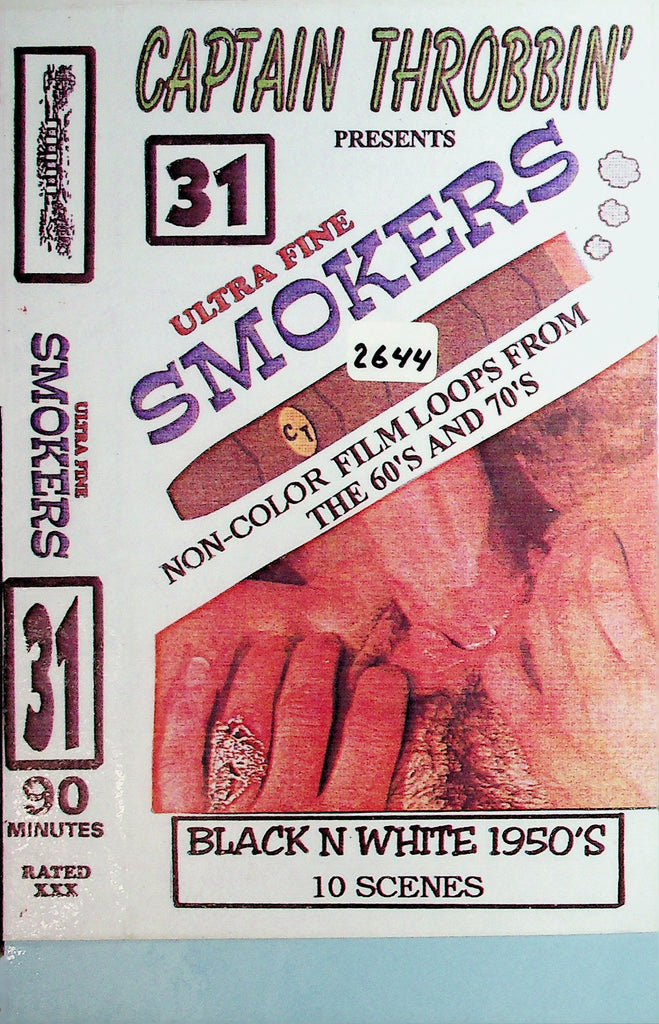 Ultra Fine Smokers Volume 31 Black N White 1950's Adult VHS Captain Throbbin' 051826NAVHS-13