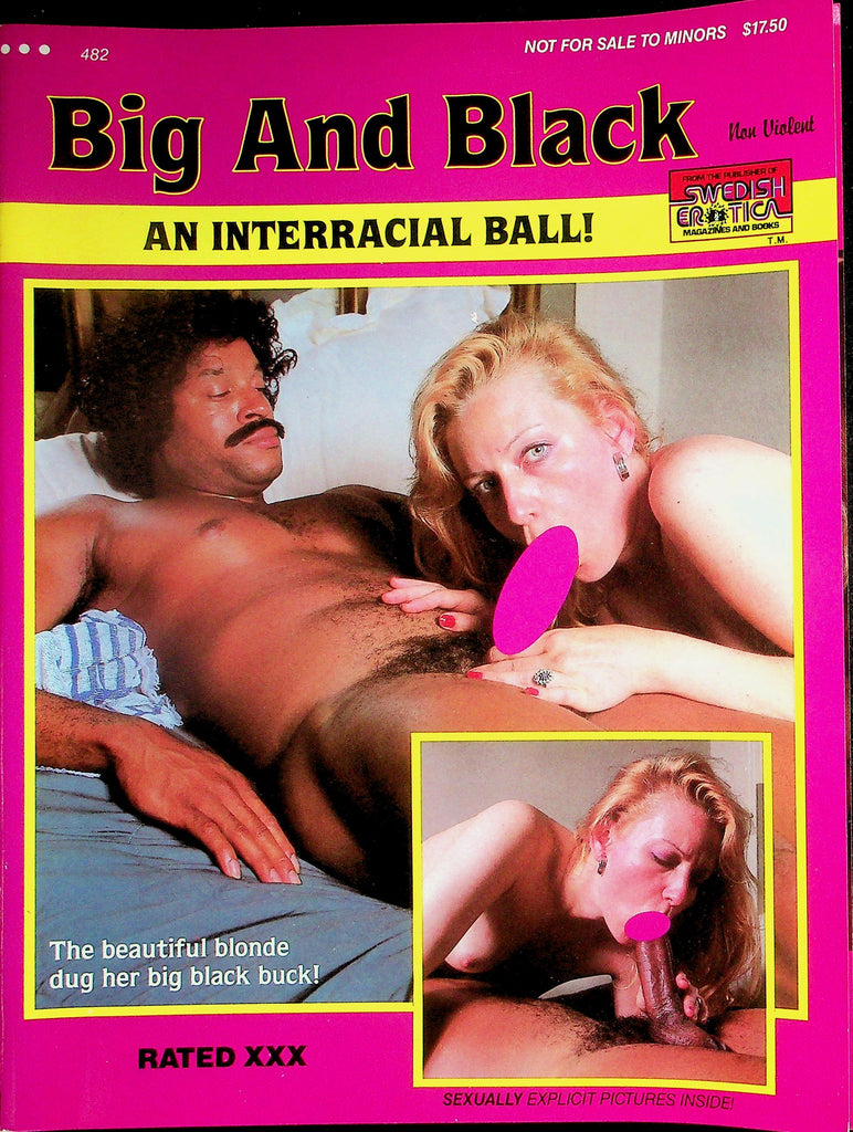 Big And Black Magazine   An Interracial Ball  #482   1980's Swedish Erotica    100626lmp-GSC