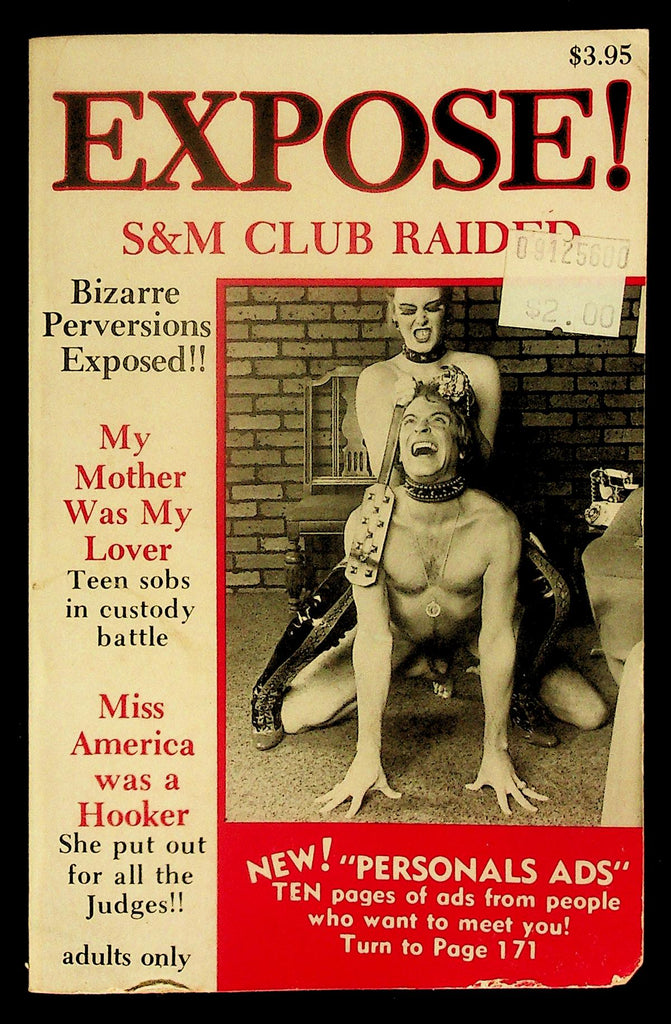 Expose! S&M Club Raided By Anonymous Star Publishers EX-127 Adult Paperback Book 080326HRP-30