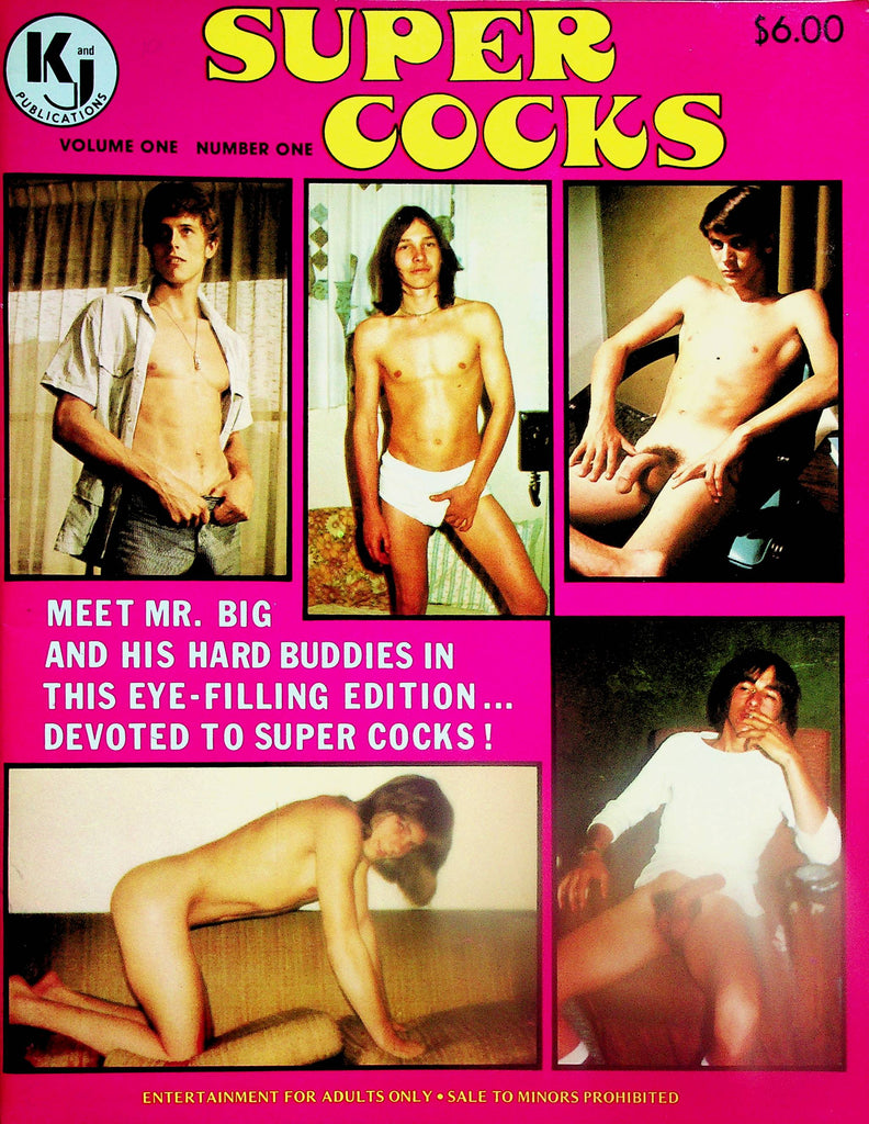 Super Cocks Gay Magazine  Meet Mr. Big and His Hard Buddies  vol.1 #1  1970's  060725lm-p2