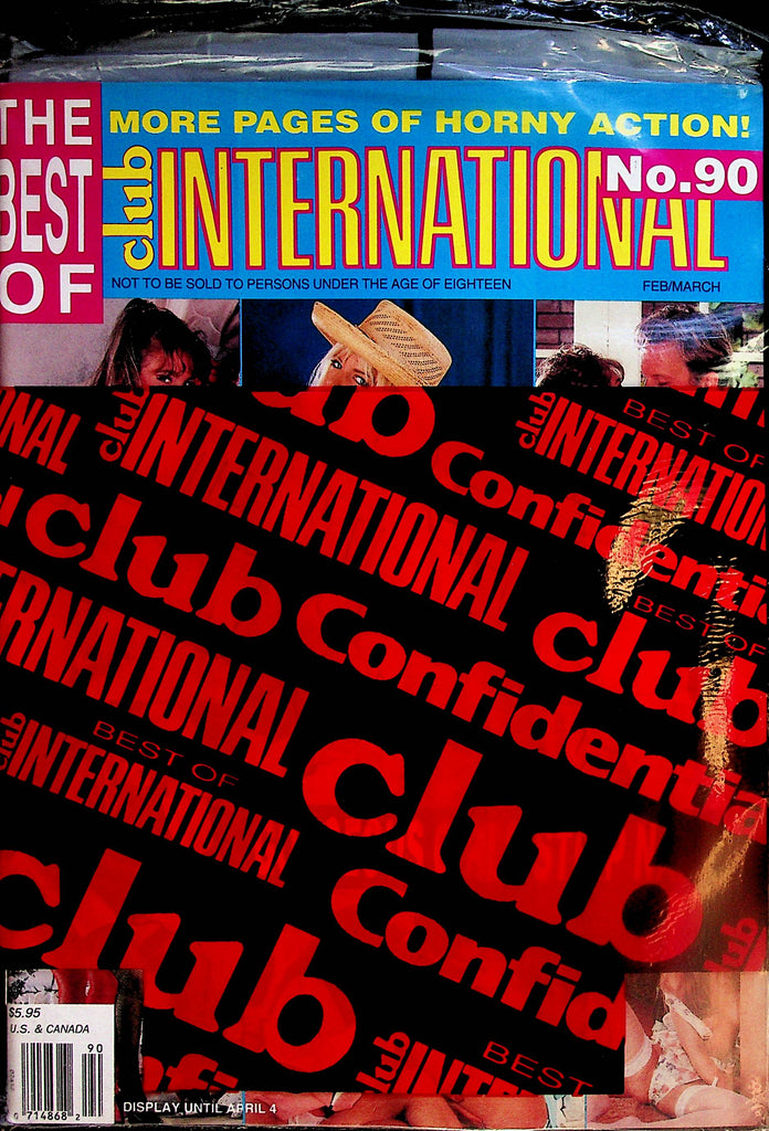 The Best Of Club International Magazine   Horny Action!  #90  new/sealed   011024lm-p