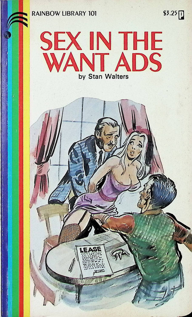 Sex in the Want Ads by Stan Walters Rainbow Library 101 1980 Adult Paperback Novel-081324AMP