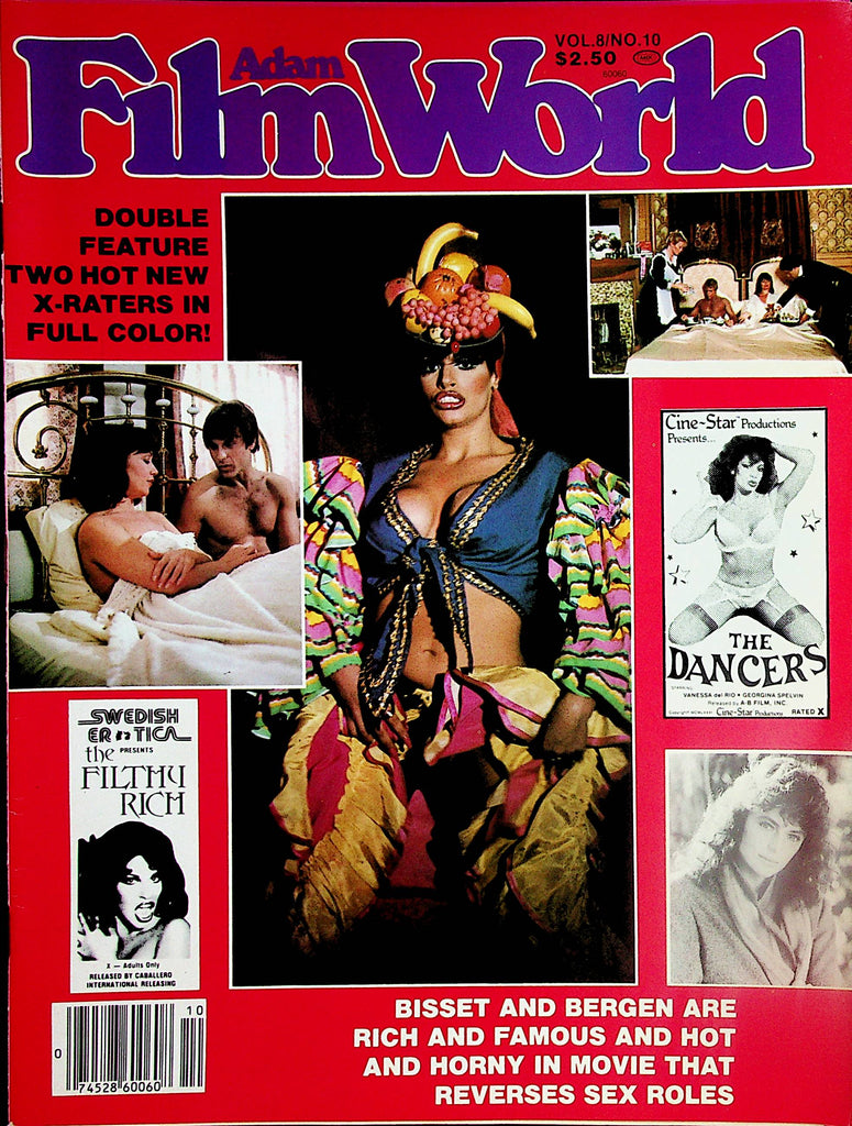 Adam Film World Magazine  Vanessa del Rio / Jackie Bisset  vol.8 #10  1982   030824lm-p