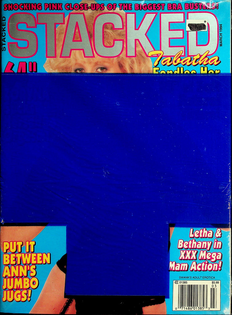 Stacked Busty Magazine  Letha Weapons/ Justa Dream / Alyssa Alps   March 1994  New/Sealed  071526lmp-GSC