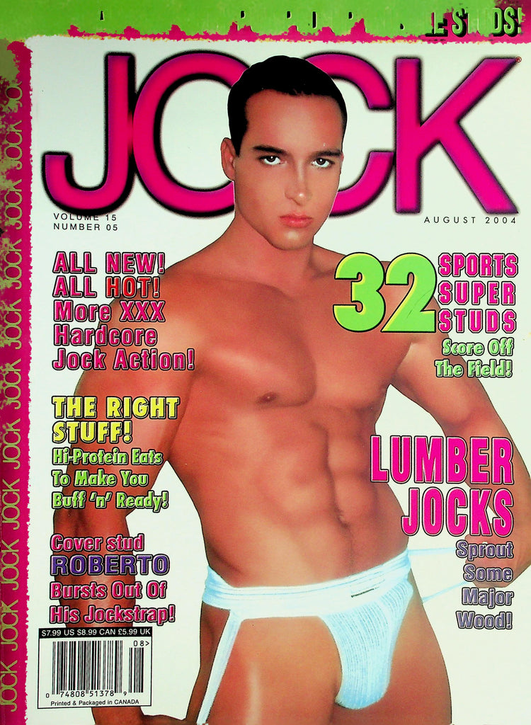 Jock Gay Magazine  Cover Stud Roberto  August 2004     031826lmp