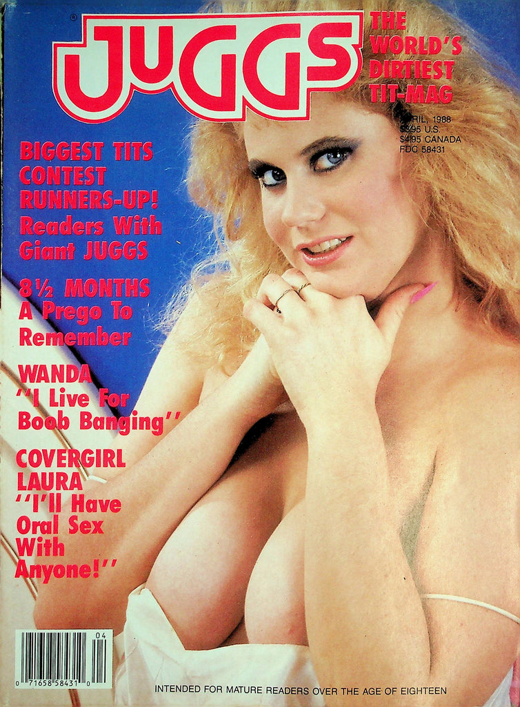 Juggs Busty Magazine  Covergirl Laura  April 1988     062726lmp-GSC