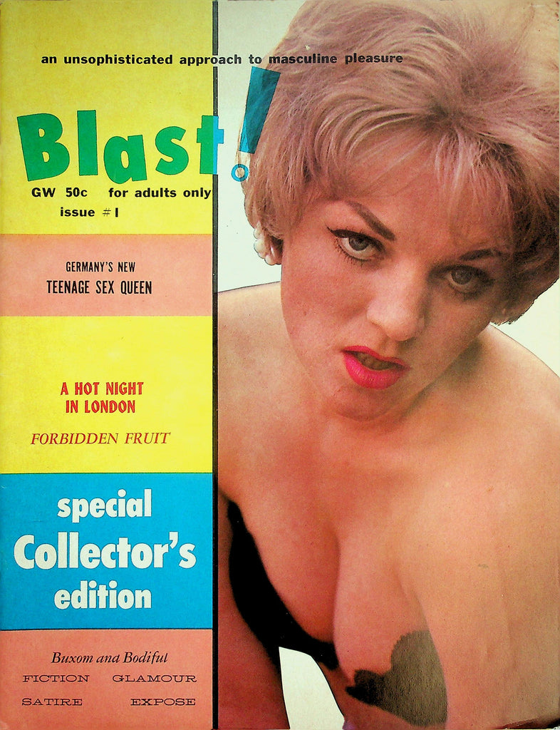 Blast!  Magazine Bosomy Barbara Valentin  #1  1961    040926lmp