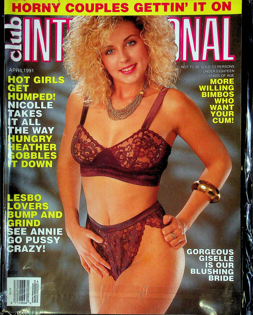 Club International Magazine Giselle & Annie April 1991 110924RP