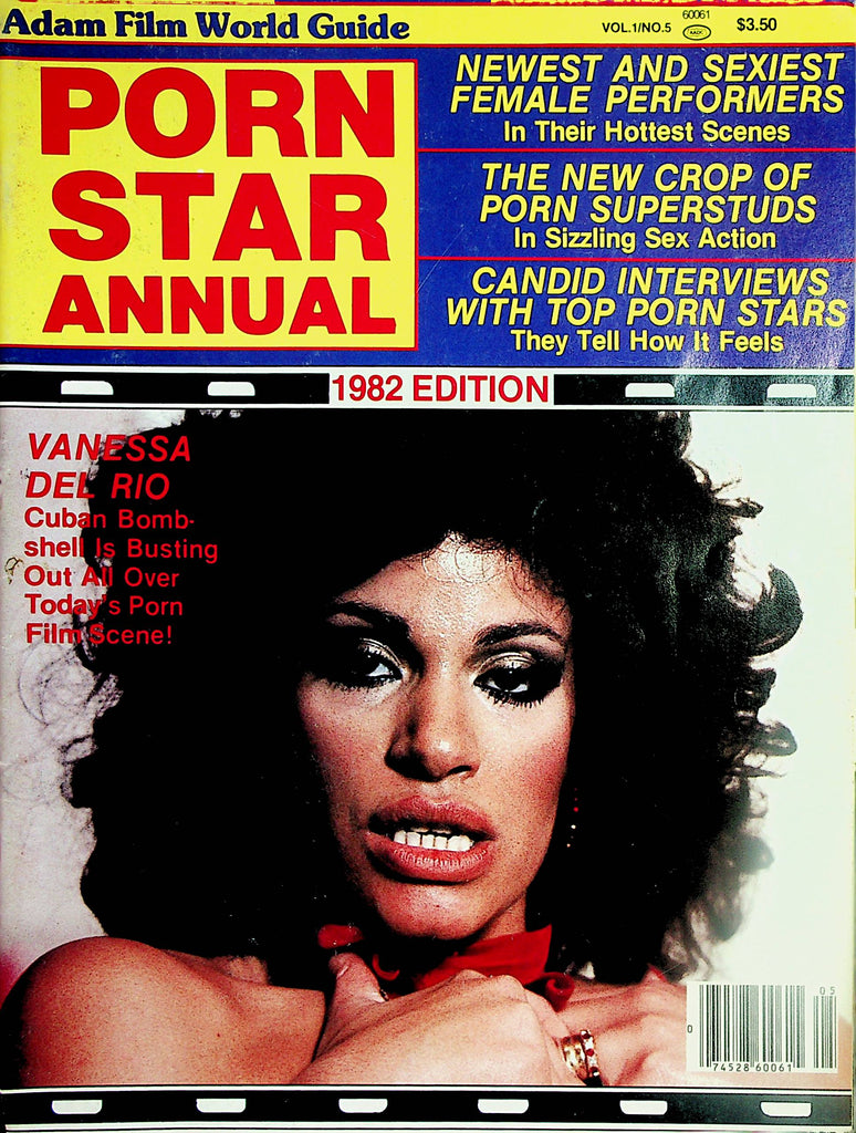 Adam Film World Guide Porn Star Annual Magazine  Vanessa Del Rio, Veronica Hart, Annie Sprinkle  vol.1 #5  1982 Edition     050224lm-p2