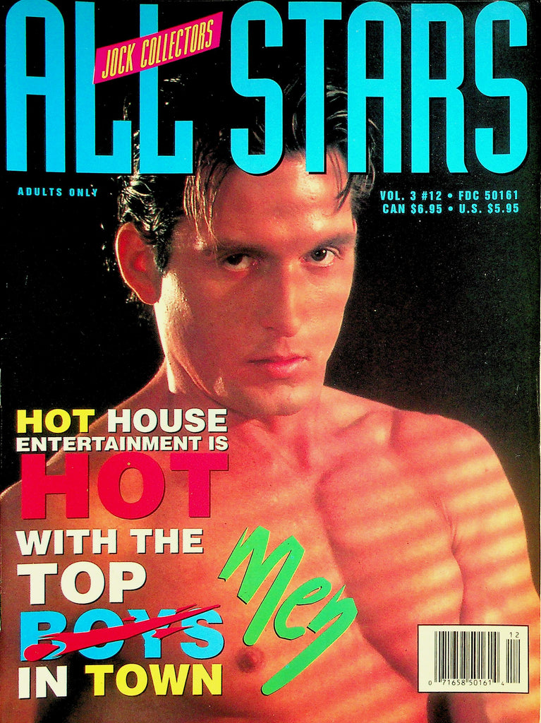 Jock Collectors All Star Magazine  Cover Guy Doug Forbes  vol.3 #12 1994   041626lmp