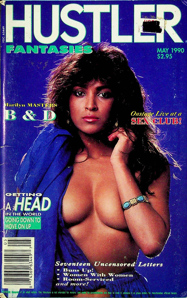 Hustler Fantasies Men's Digest Magazine May 1990 100824RP