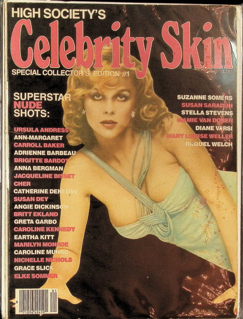 High Society's Celebrity Skin Special Collector's Edition #1 1979 Suzanne Somers Susan Saradon Urusula Andress 120525AMP