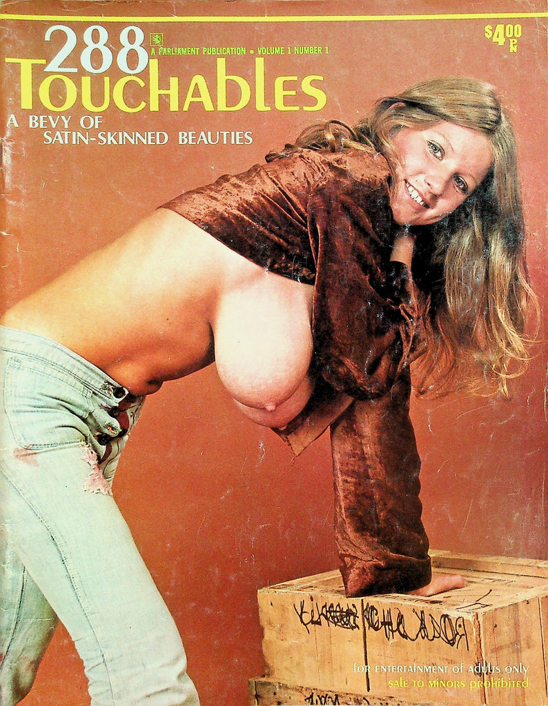 288 Touchables Magazine  Roberta Pedon (Cover Only) Satin Skinned Beauties  vol.1 #1 1974  Parliament Publication    050726lmp