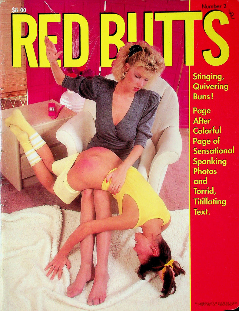 Red Butts Magazine February 1990 Issue No.2 Ft. Naughty Nancy 051025RP
