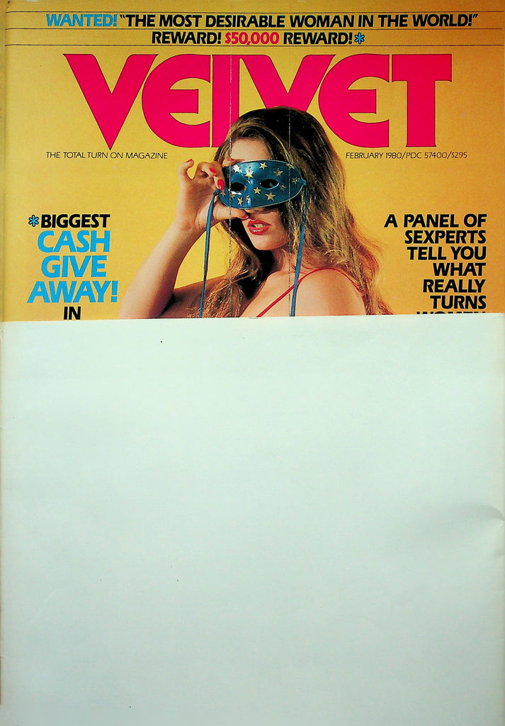 Velvet Magazine   Maria Schneider  February 1980  new   010126lmp