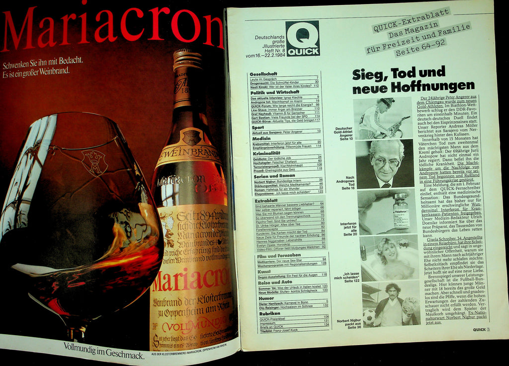Q Quick German International Magazine #8 February 1984 051626lmp – Mr ...