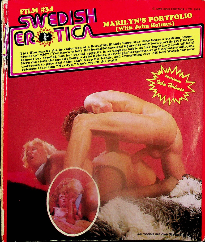 Swedish Erotica Film Digest   John Holmes  1980's  100's Of Pages!    043025lm-p