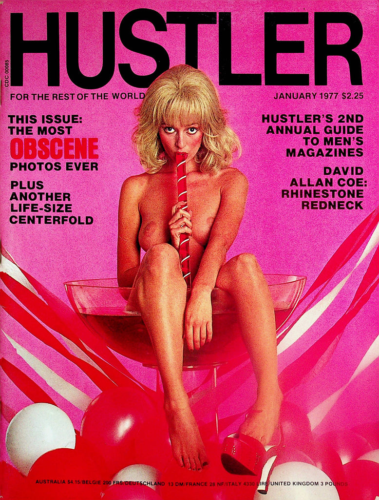Hustler Magazine The Most Obscene Photos Ever!/ Life-Size Centerfold- Karyn Wagner  January 1977    030625lm-p