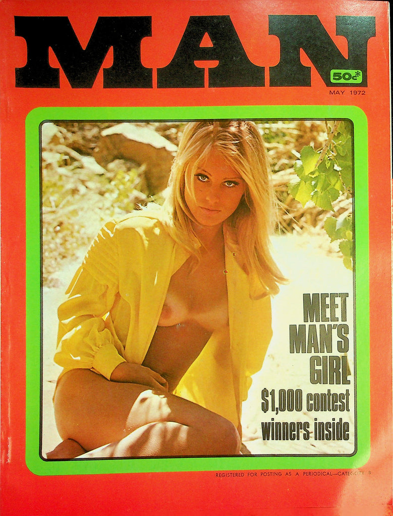 Man Magazine  Meet Man's Girl  /  Girl Of The Month Lucille  May 1972   011926lmp