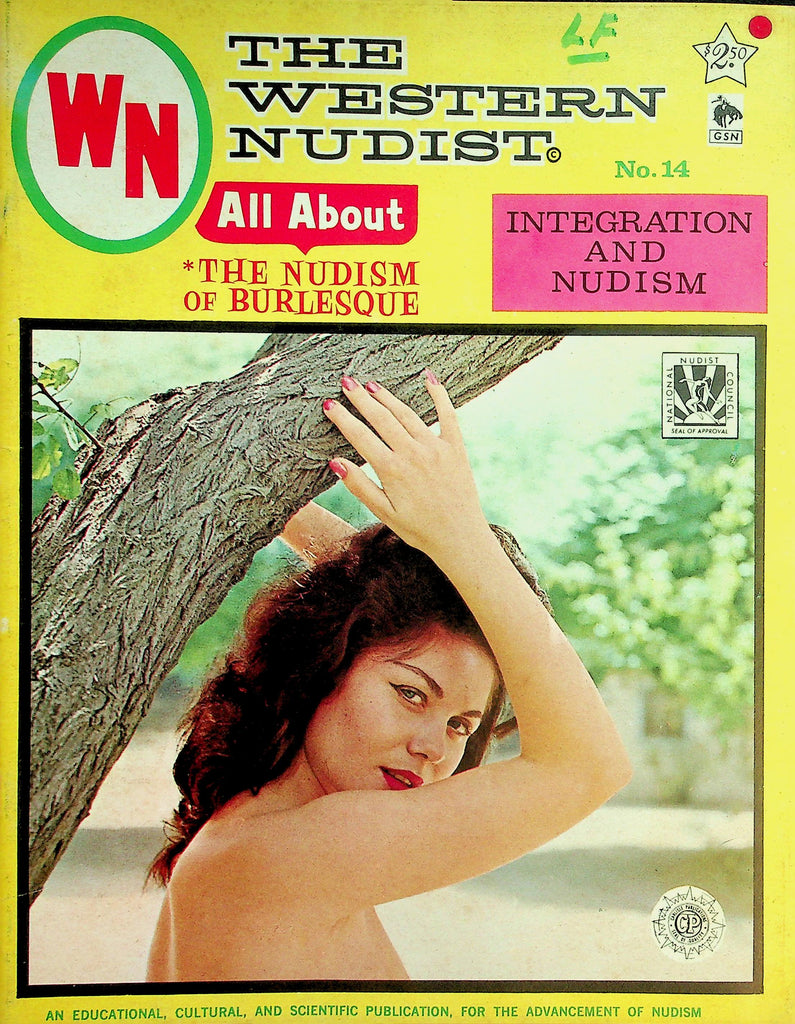 The Western Nudist Magazine  The Nudism Of Burlesque / Integration And Nudism  #14 1960's  081026lmp-GSC