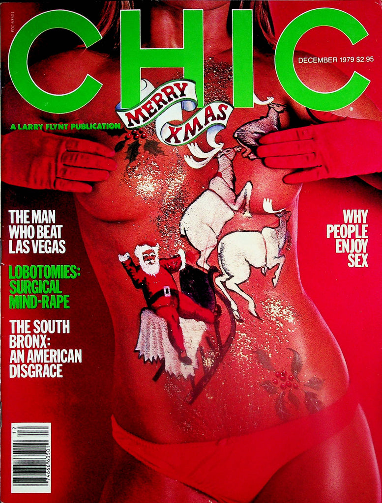 Chic Magazine  Merry Xmas  Centerfold Girl Brenda  December 1979  NEW   123025lmp