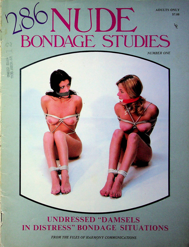 286 Nude Bondage Studies Magazine No.1 Issue February 1983 072123RP