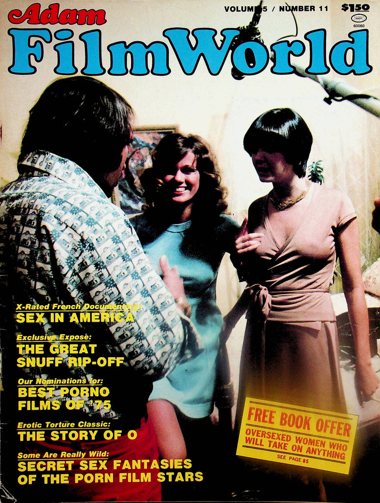 Adam Film World Magazine   Sex In America / The Story Of O  vol.5 #11  1976  051225lm-p