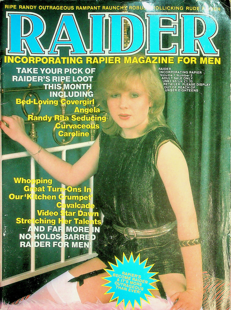 Raider Magazine   Bed-Loving Covergirl Angela  vol.1 #2  1982     032426lmp