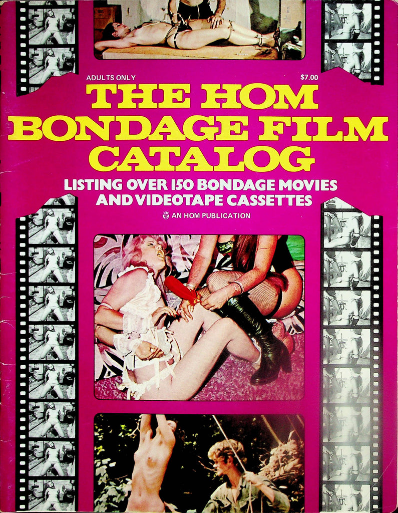 The HOM Bondage Film Catalog  over 150 Bondage Movies!  1980's   071025lm-p