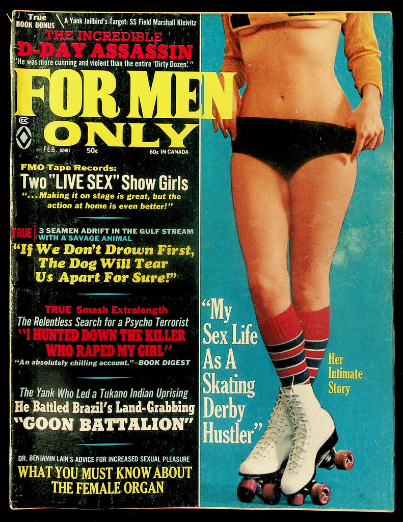 For Men Only Magazine - Febuary 1972 Volume 19, No 2 "My Sex Life As A Skating Derby Hustler" 081226hrp-35