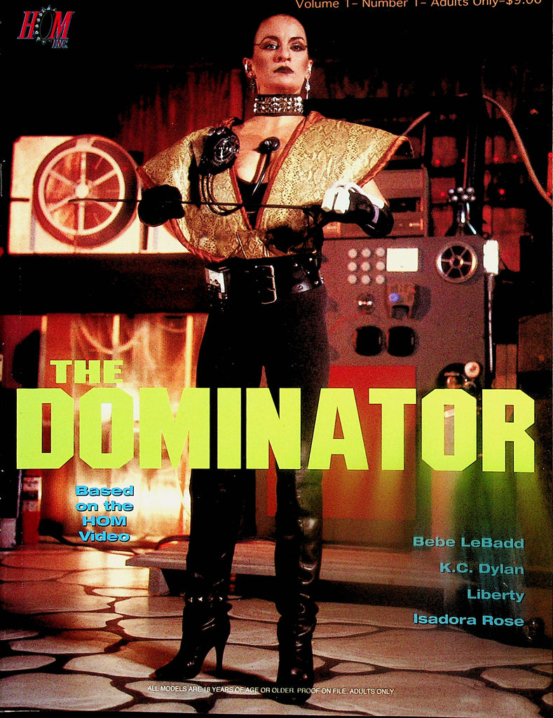 The Dominator Bondage Magazine  Bebe LeBadd, Isadora Rose  vol.1  #1 1996  by HOM  121024lm-p