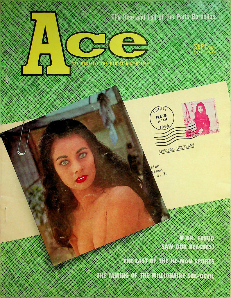 Ace Magazine   Covergirl Rohena  September 1963   040126lmp