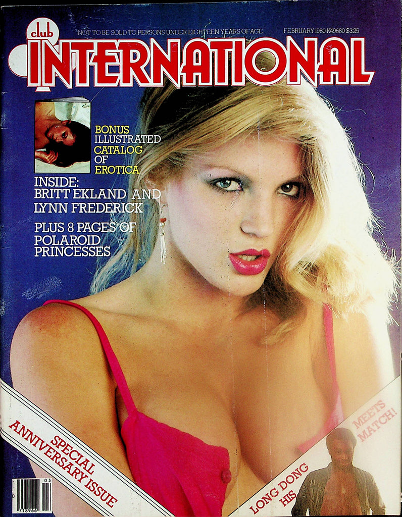 Club International Magazine  Britt Ekland / Texas Longhorn February 1980  Special Anniversary Issue  101224lm-p