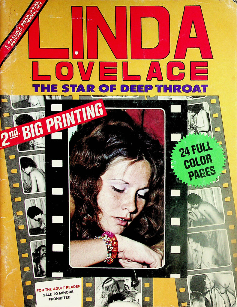 Linda Lovelace The Star Of Deep Throat Magazine  2nd Printing 1973  052324lm-p