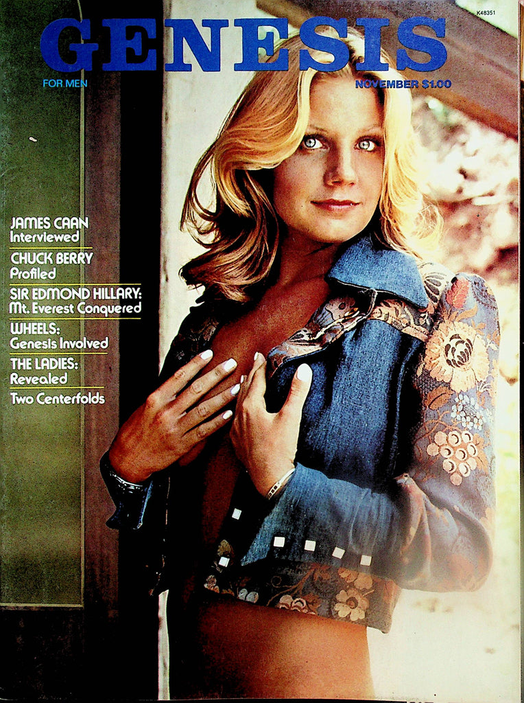 Genesis Magazine  Centerfolds Cynthia & Linda  / James Caan Interview  November 1973   060724lm-p