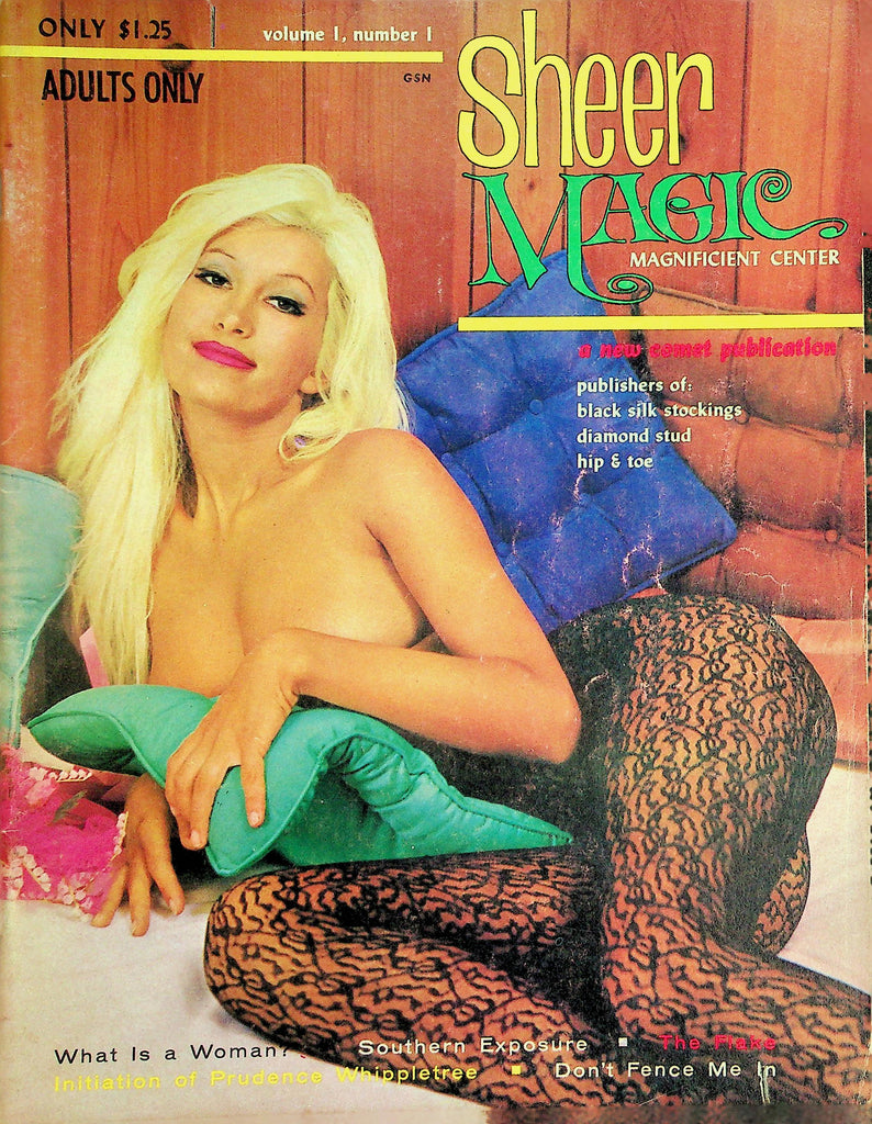 Sheer Magic Magazine  Billiard Girl Gretchen / What Is A Women  vol.1 #1 1965     100526lmp-GSC