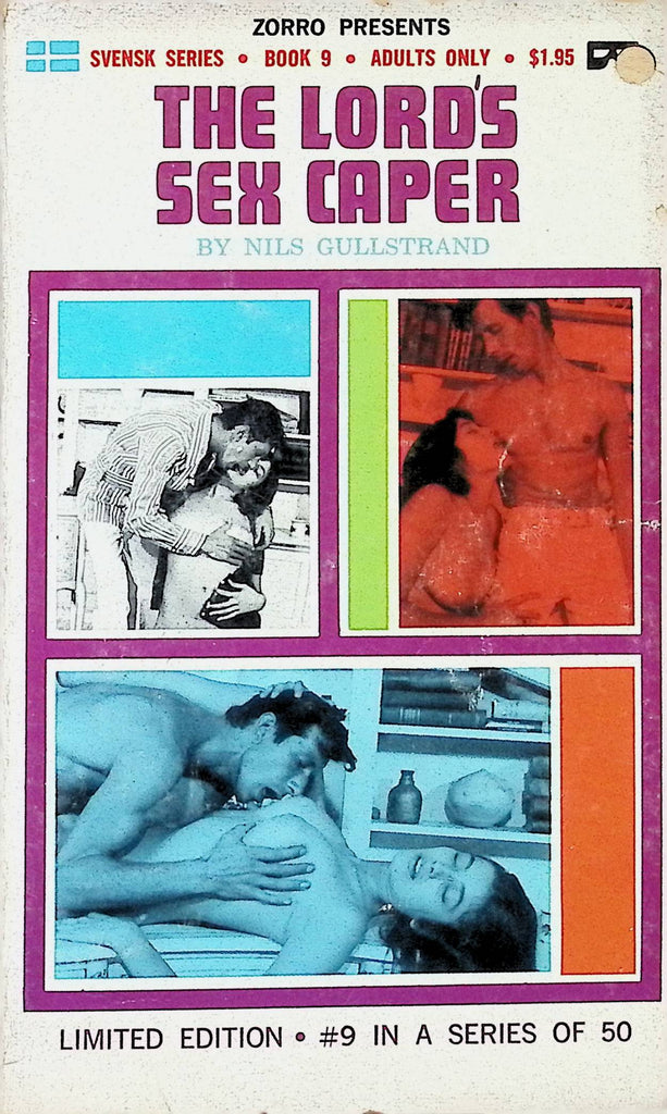 The Lord's Sex Caper by Nils Gullstrand Zorro Svensk Series Book 9 1973 Adult Erotic Paperback Novel-052024AMP