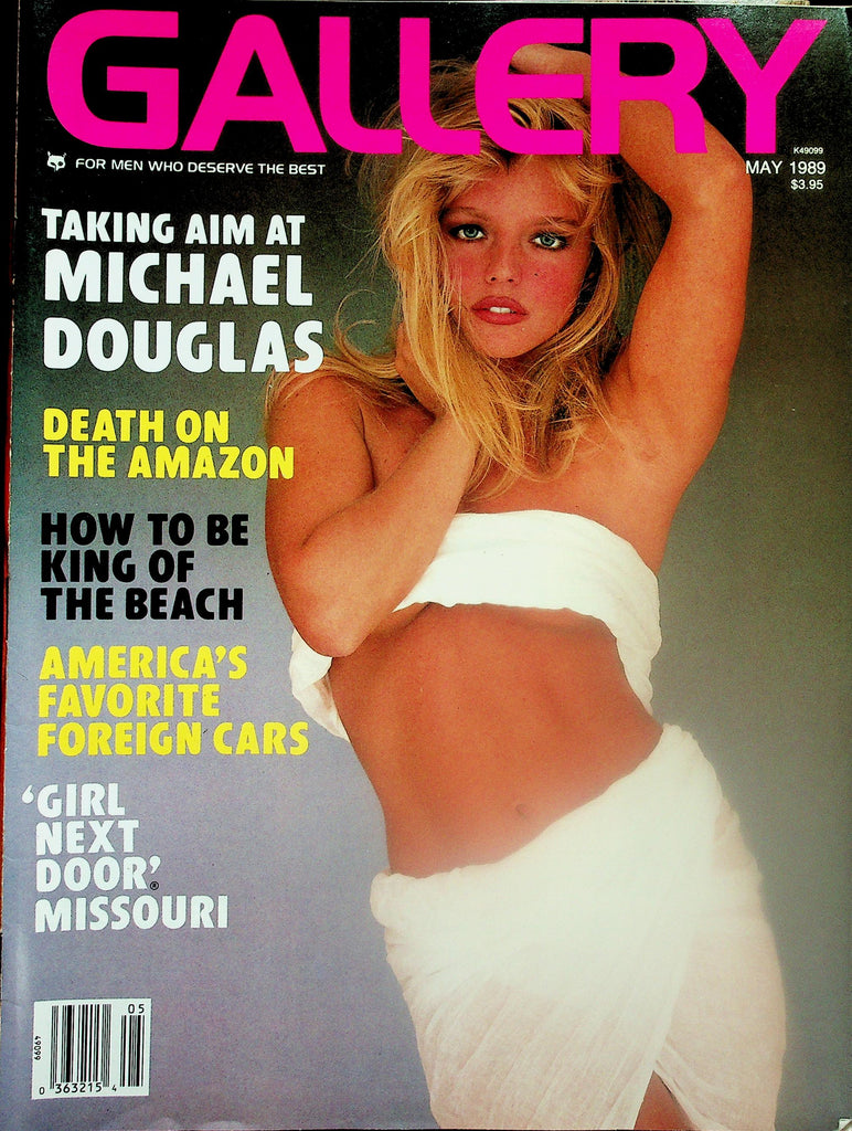 Gallery Magazine  Centerfold Girl Johara / Michael Douglas  May 1989   120325lmp