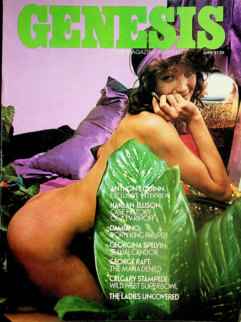 Genesis Magazine Georgina Spelvin / Anthony Quinn Interview  June 1975  032624lm-p2