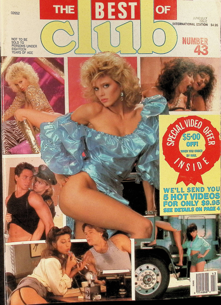 The Best of Club Magazine #43 June/July Issue 1980s Ginger Lynn 100625AMP