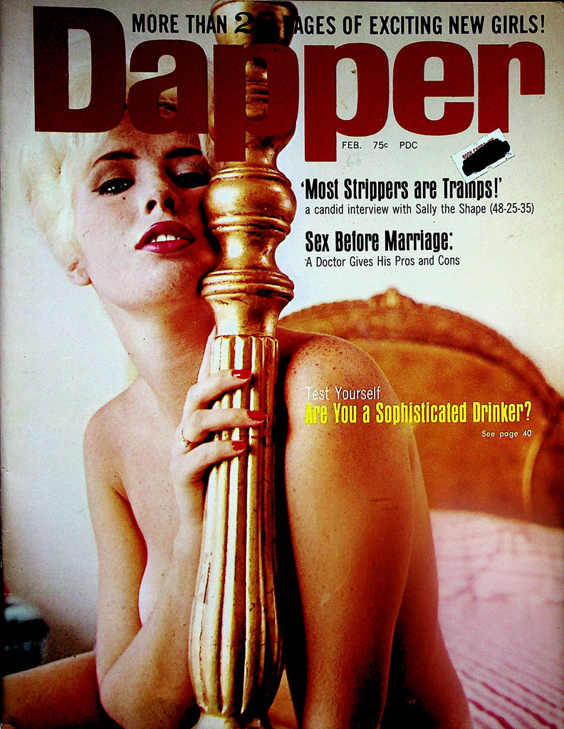 Dapper Vintage Magazine  Cover/Centerfold Cathy Curtis  February 1966   022225lm-p