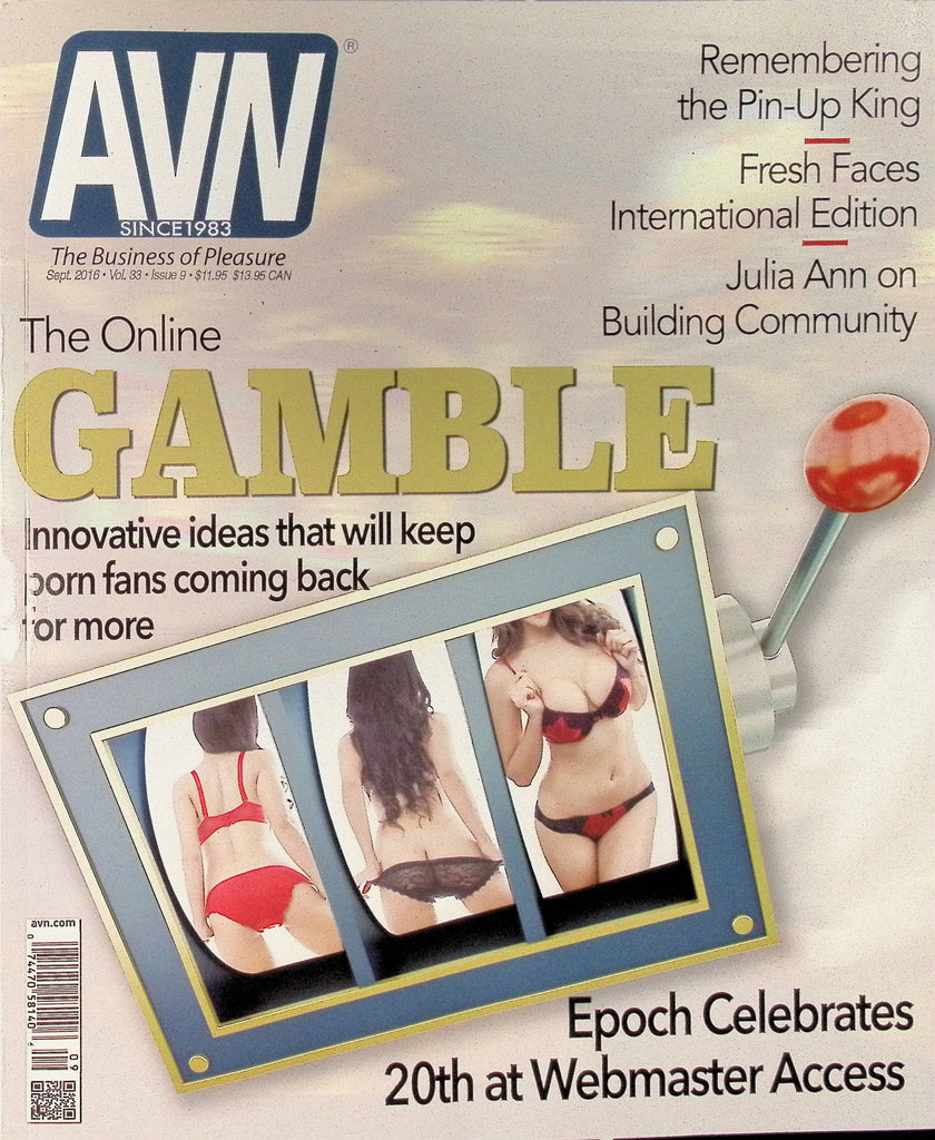 AVN Adult Video News Magazine September 2016 Julia Ann Subil Arch 101725AMP