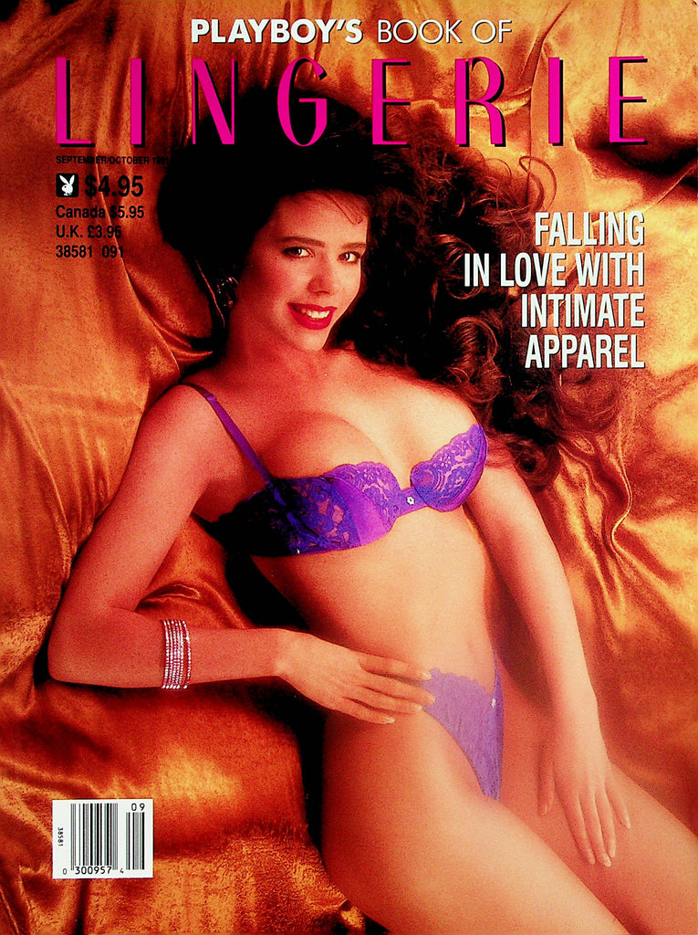 Playboy's Book Of Lingerie Magazine  Covergirl Lorissa McComas September/October  1991  051524lm-p