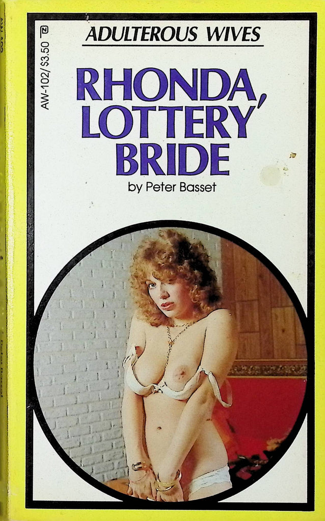 Rhonda, Lottery Bride by Peter Basset Adulterous Wives AW-102 1982 Adult Novel-050124AMP